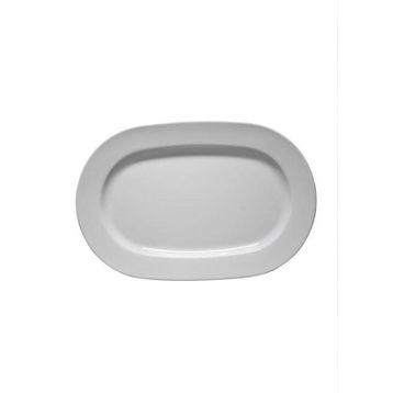 Kütahya Porselen Frig Otel Dekorsuz 22 cm 6 Adet Kayık Tabak