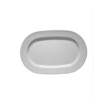 Kütahya Porselen Frig Otel Dekorsuz 22 cm 6 Adet Kayık Tabak