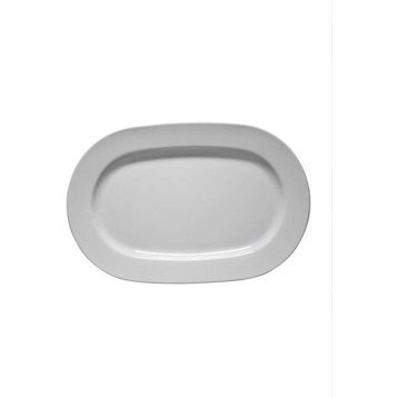 Kütahya Porselen Frig Otel Dekorsuz 22 cm 6 Adet Kayık Tabak