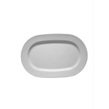 Kütahya Porselen Frig Otel Dekorsuz 22 cm 6 Adet Kayık Tabak