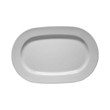 Kütahya Porselen Frig Otel Dekorsuz 22 cm 6 Adet Kayık Tabak