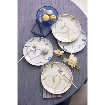 Kütahya Porselen Grazia 4 Parça 21 cm Pasta Tabağı