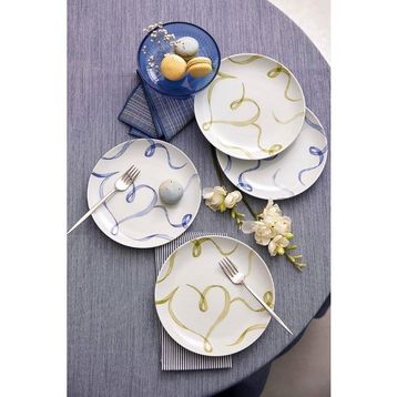 Kütahya Porselen Grazia 4 Parça 21 cm Pasta Tabağı