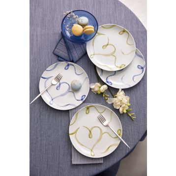 Kütahya Porselen Grazia 4 Parça 21 cm Pasta Tabağı