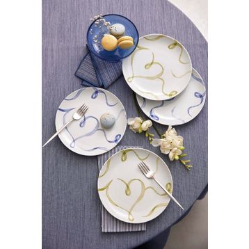 Kütahya Porselen Grazia 4 Parça 21 cm Pasta Tabağı