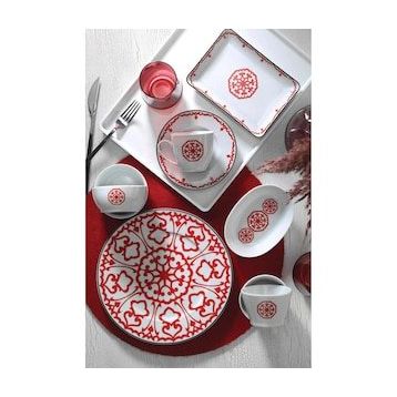 Kütahya Porselen Leonberg Dekor 596617 32 Parça Kahvaltı Takımı