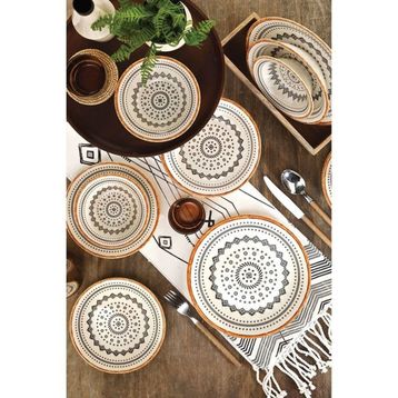 Kütahya Porselen Nanoceram 24 Parça Yemek Set