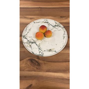 Kütahya Porselen Rotondo Mermer 28 cm 2'li Sunum Tabağı