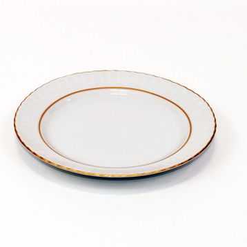 Kütahya Porselen Sedef Yaldızlı 20 cm 6'lı Pasta Tabağı