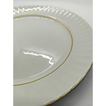 Kütahya Porselen Sedef Yaldızlı 6x25 CM Servis Tabağı