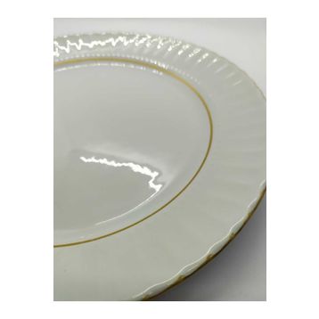 Kütahya Porselen Sedef Yaldızlı 6x25 CM Servis Tabağı