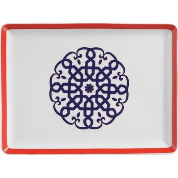 Kütahya Porselen Selçuklu 27x20 cm Düz Tabak