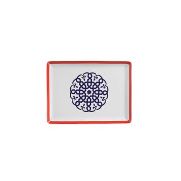 Kütahya Porselen Selçuklu 27x20 cm Düz Tabak
