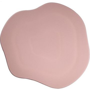 Kütahya Porselen Skallop 34.5 cm Açık Pembe Peynir Tabağı