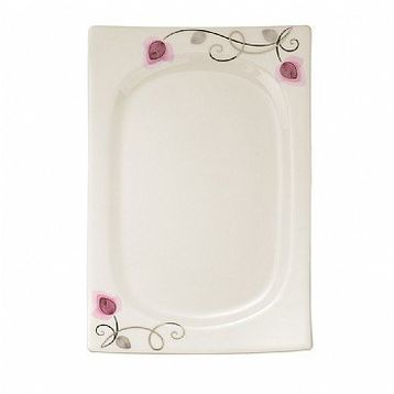 Kütahya Porselen Square Bone 84 Parça 65104 Desenli Yemek Takımı