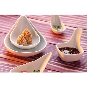 Kütahya Porselen Sunumluk 17 cm Kaşık Sosluk