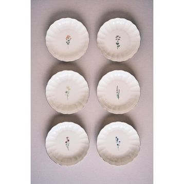 Kütahya Porselen Tiny Miny 6 Parça 20 cm Çukur Yemek Tabağı