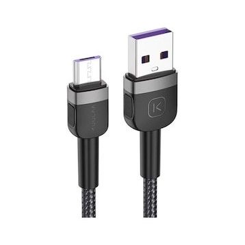 Kuulaa AL-32681 Micro USB 3 A Hızlı Şarj 1 mt Android USB Şarj Kablosu