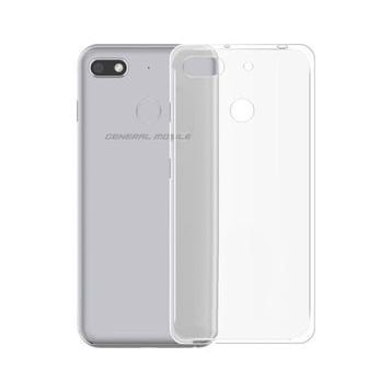 Kvy General Mobile GM 8 Go Kamera Korumalı Süper Silikon Şeffaf Kılıf