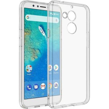 Kvy General Mobile GM 8 Kamera Korumalı Süper Silikon Şeffaf Kılıf