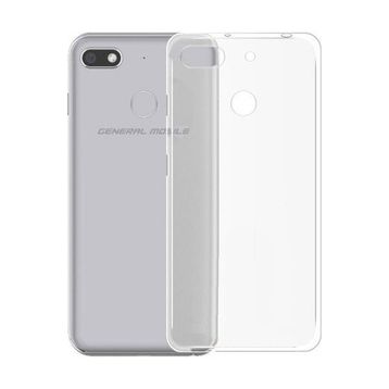Kvy General Mobile GM 9 Pro Kamera Korumalı Süper Silikon Şeffaf Kılıf