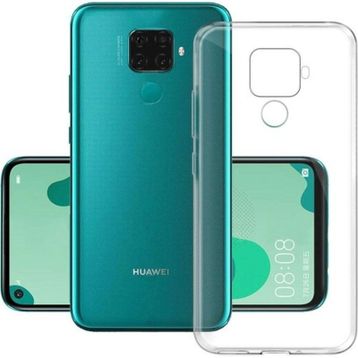 Kvy Huawei Mate 30 Lite Kamera Korumalı Süper Silikon Şeffaf Kılıf