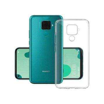 Kvy Huawei Mate 30 Lite Kamera Korumalı Süper Silikon Şeffaf Kılıf