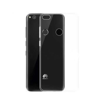 Kvy Huawei P8 Lite Kamera Korumalı Süper Silikon Şeffaf Kılıf