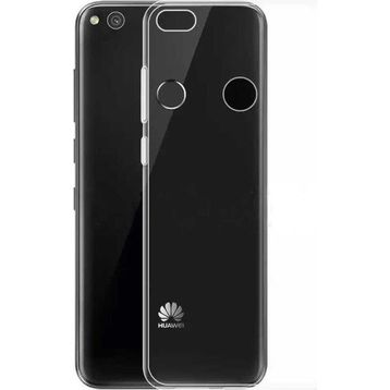 Kvy Huawei P8 Lite Kamera Korumalı Süper Silikon Şeffaf Kılıf
