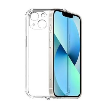 Kvy iPhone 14 Plus Kamera Korumalı Süper Silikon Şeffaf Kılıf