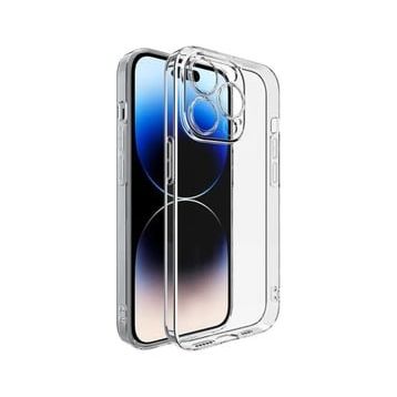 Kvy iPhone 14 Pro Max Kamera Korumalı Süper Silikon Şeffaf Kılıf