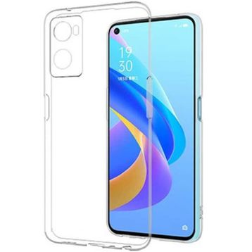 Kvy Oppo A36 Kamera Korumalı Süper Silikon Şeffaf Kılıf