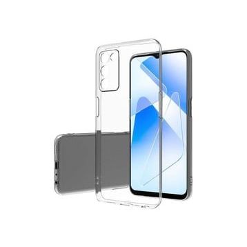 Kvy Oppo A55 Kamera Korumalı Süper Silikon Şeffaf Kılıf
