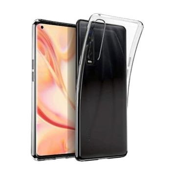 Kvy Oppo Find X2 Kamera Korumalı Süper Silikon Şeffaf Kılıf