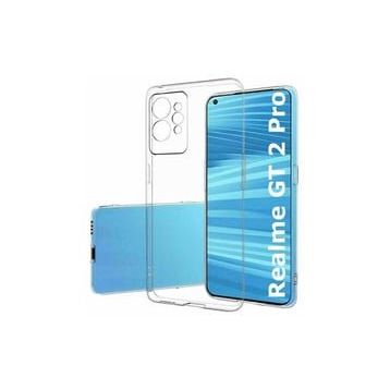 Kvy Realme GT2 Pro 5G Kamera Korumalı Süper Silikon Şeffaf Kılıf