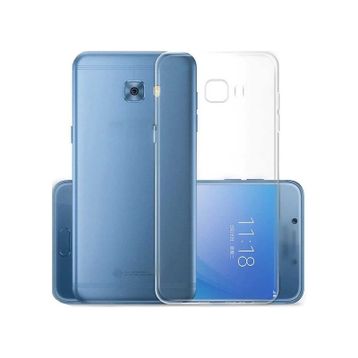 Kvy Samsung Galaxy C9 Kamera Korumalı Süper Silikon Şeffaf Kılıf
