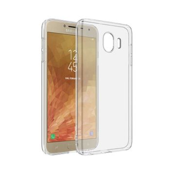 Kvy Samsung Galaxy J4 Kamera Korumalı Süper Silikon Şeffaf Kılıf