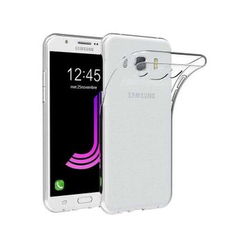 Kvy Samsung Galaxy J7 2016 Kamera Korumalı Süper Silikon Şeffaf Kılıf