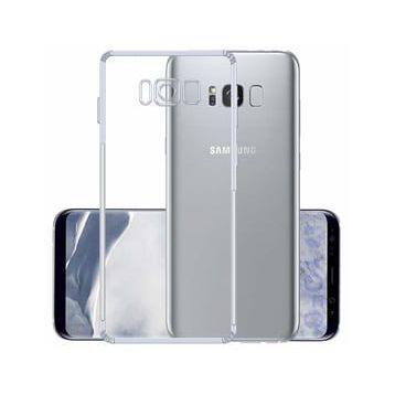 Kvy Samsung Galaxy S8 Kamera Korumalı Süper Silikon Şeffaf Kılıf