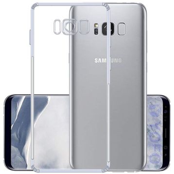 Kvy Samsung Galaxy S8 Kamera Korumalı Süper Silikon Şeffaf Kılıf