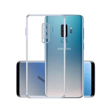 Kvy Samsung Galaxy S9 Plus Kamera Korumalı Süper Silikon Şeffaf Kılıf