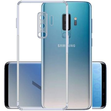 Kvy Samsung Galaxy S9 Plus Kamera Korumalı Süper Silikon Şeffaf Kılıf