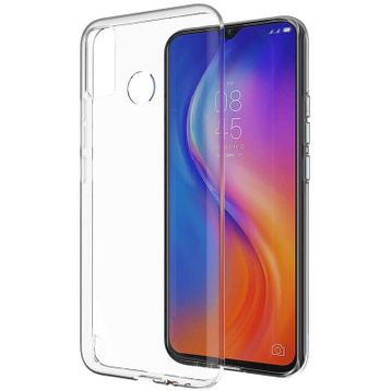 Kvy Tecno Spark 6 Go Kamera Korumalı Süper Silikon Şeffaf Kılıf