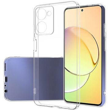 Kvy Vivo Y36 4G Kamera Korumalı Süper Silikon Şeffaf Kılıf