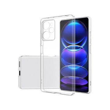 Kvy Xiaomi Poco X5 Pro Kamera Korumalı Süper Silikon Şeffaf Kılıf
