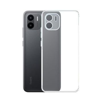 Kvy Xiaomi Redmi A1 Kamera Korumalı Süper Silikon Şeffaf Kılıf