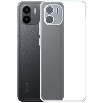 Kvy Xiaomi Redmi A1 Kamera Korumalı Süper Silikon Şeffaf Kılıf