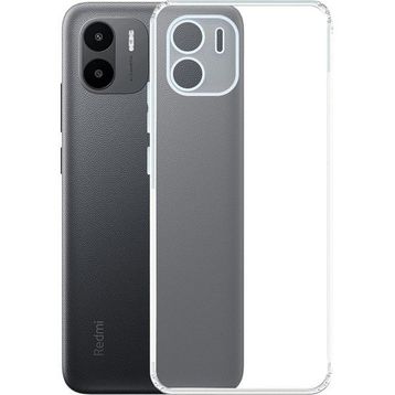 Kvy Xiaomi Redmi A1 Kamera Korumalı Süper Silikon Şeffaf Kılıf