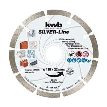 Kwb 49796170 115 mm Elmas Kesici Disk