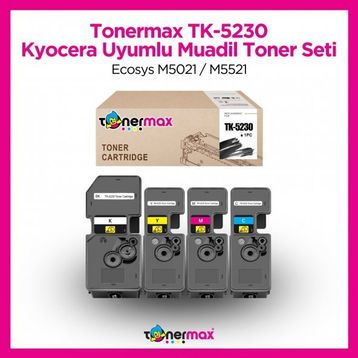 Kyocera Ecosys M5521 TK-5230 Muadil Toner Seti